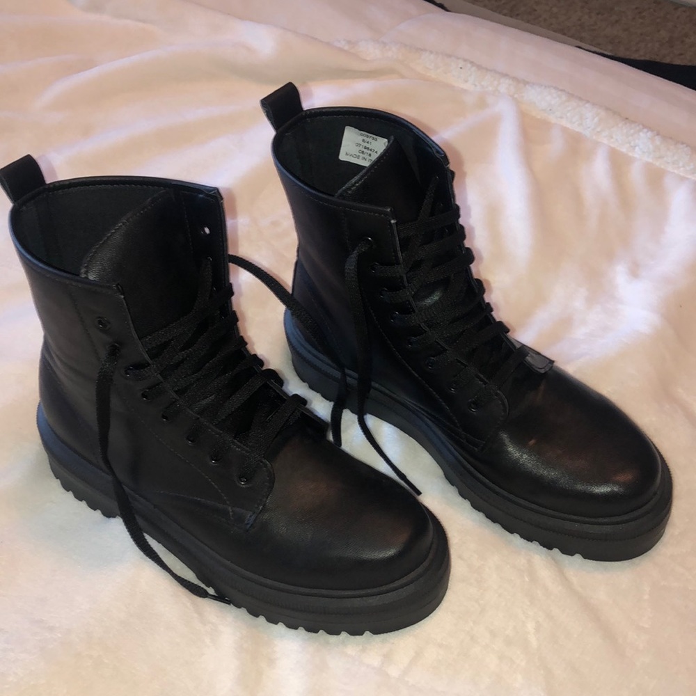 Black Leather Boots